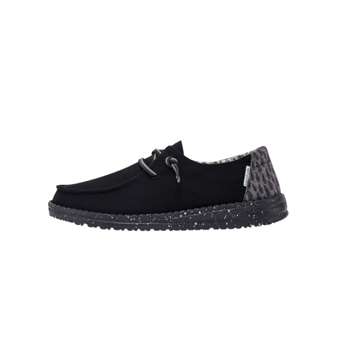 Hey Dude Women's Wendy Steel Leaf Black Shoes