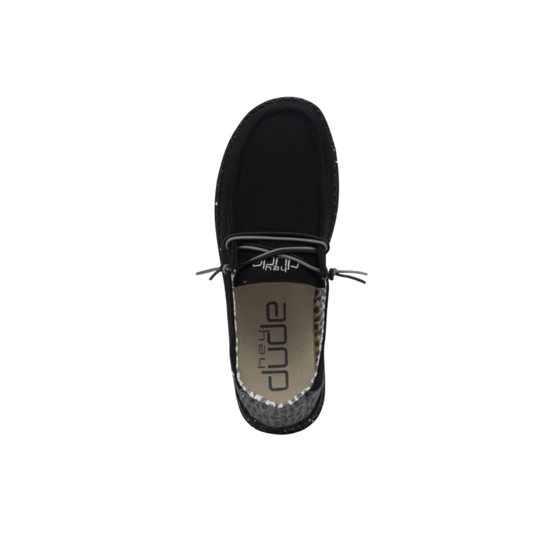Hey Dude Women's Wendy Steel Leaf Black Shoes