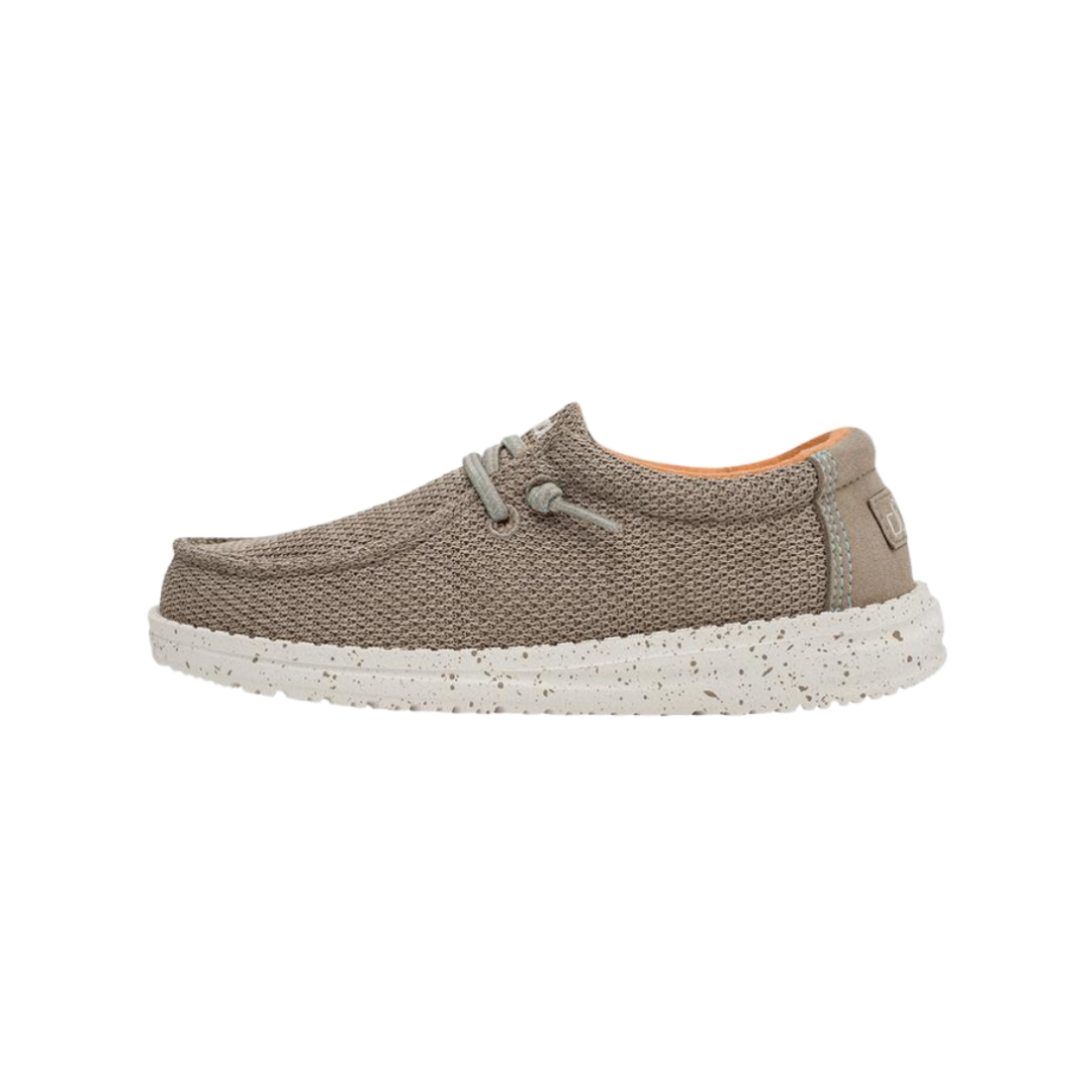 Hey Dude Youth Boy's Sox Sahara Slip On Light Brown Shoes