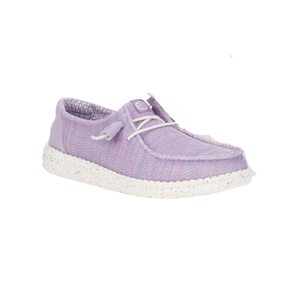 Hey Dude Women's Wendy Stretch Sox Lilac Shoes