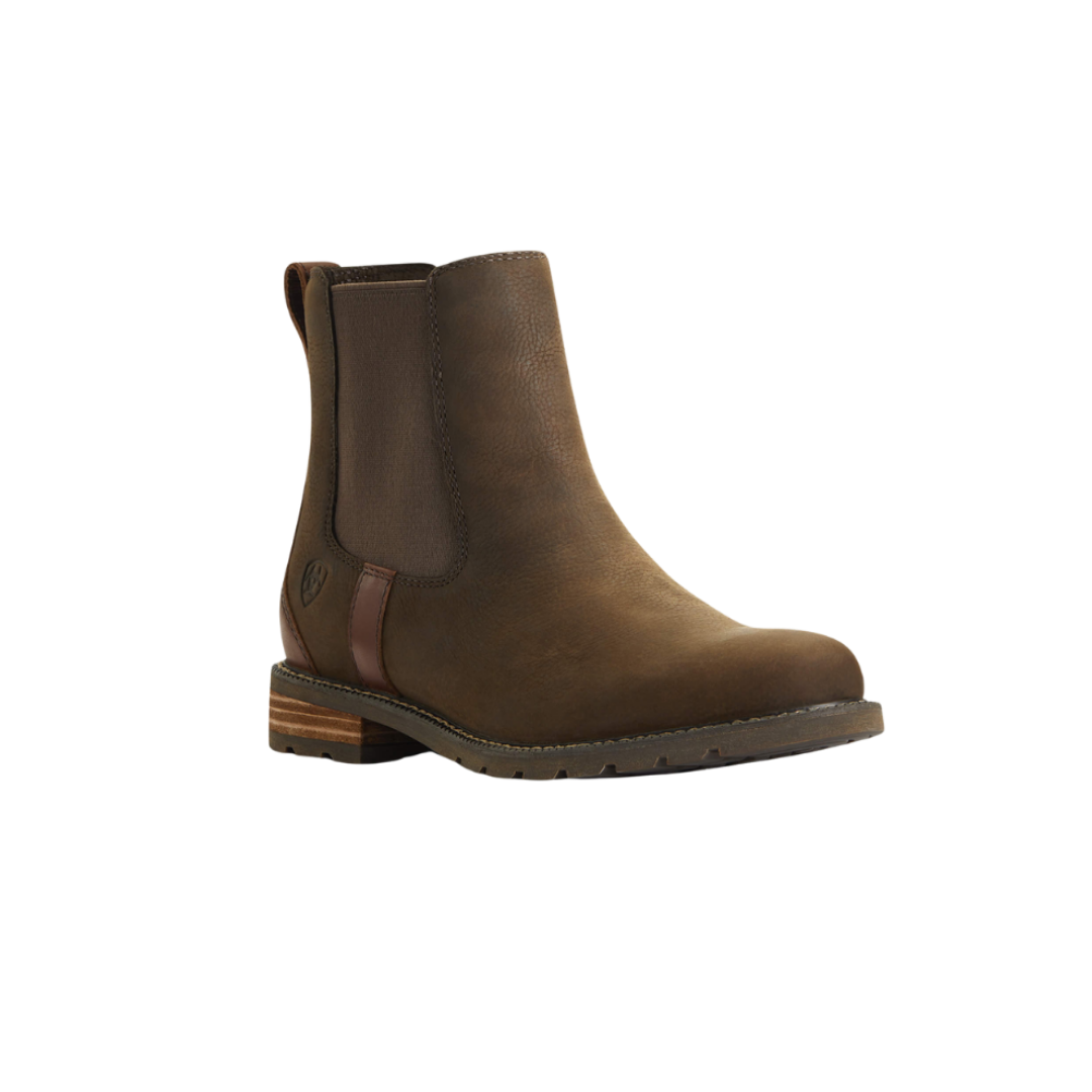 Ariat Women's Wexford Waterproof Chelsea Java Brown Boots