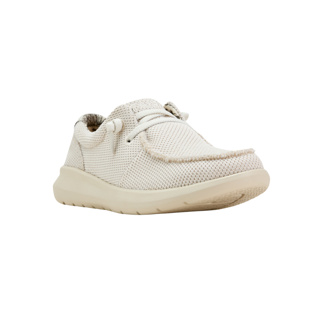 Ariat Women's Hilo Shoe Cream Mesh Casual Footwear