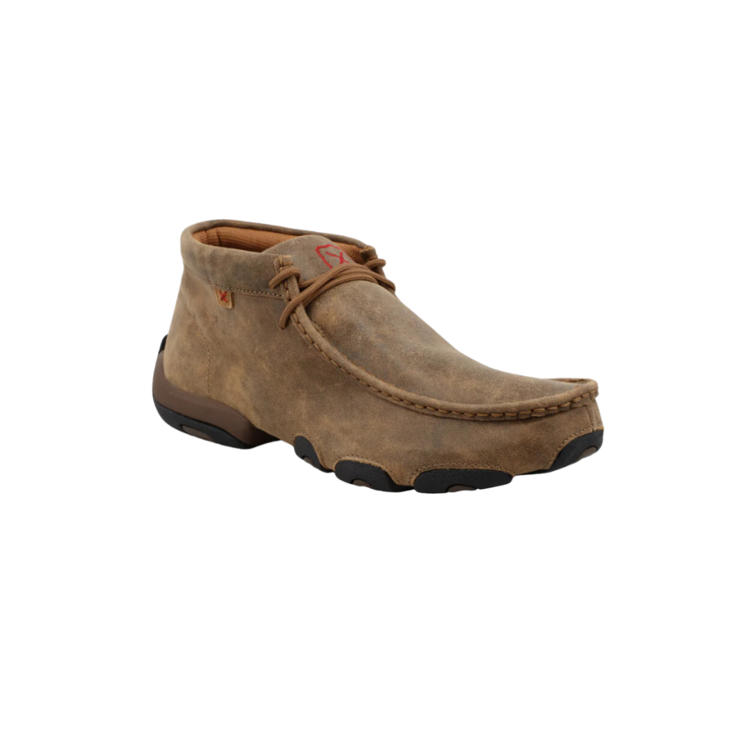 Twisted X Men's Buckle Casual Driving Light Brown Shoes