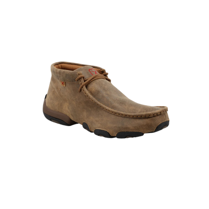 Twisted X Men's Buckle Casual Driving Light Brown Shoes