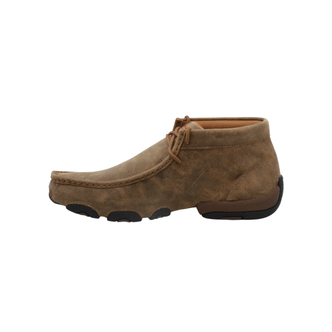 Twisted X Men's Buckle Casual Driving Light Brown Shoes