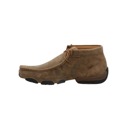 Twisted X Men's Buckle Casual Driving Light Brown Shoes