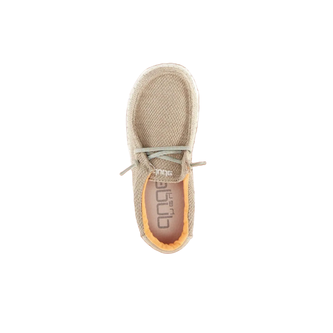 Hey Dude Youth Boy's Sox Sahara Slip On Light Brown Shoes