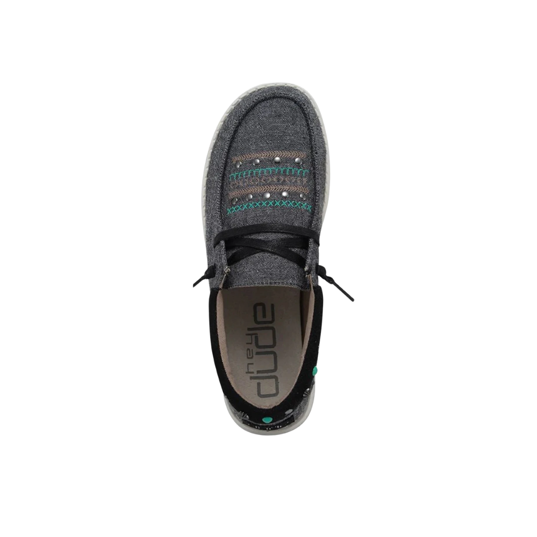 Hey Dude Women's Wendy Rodeo Black Shoes