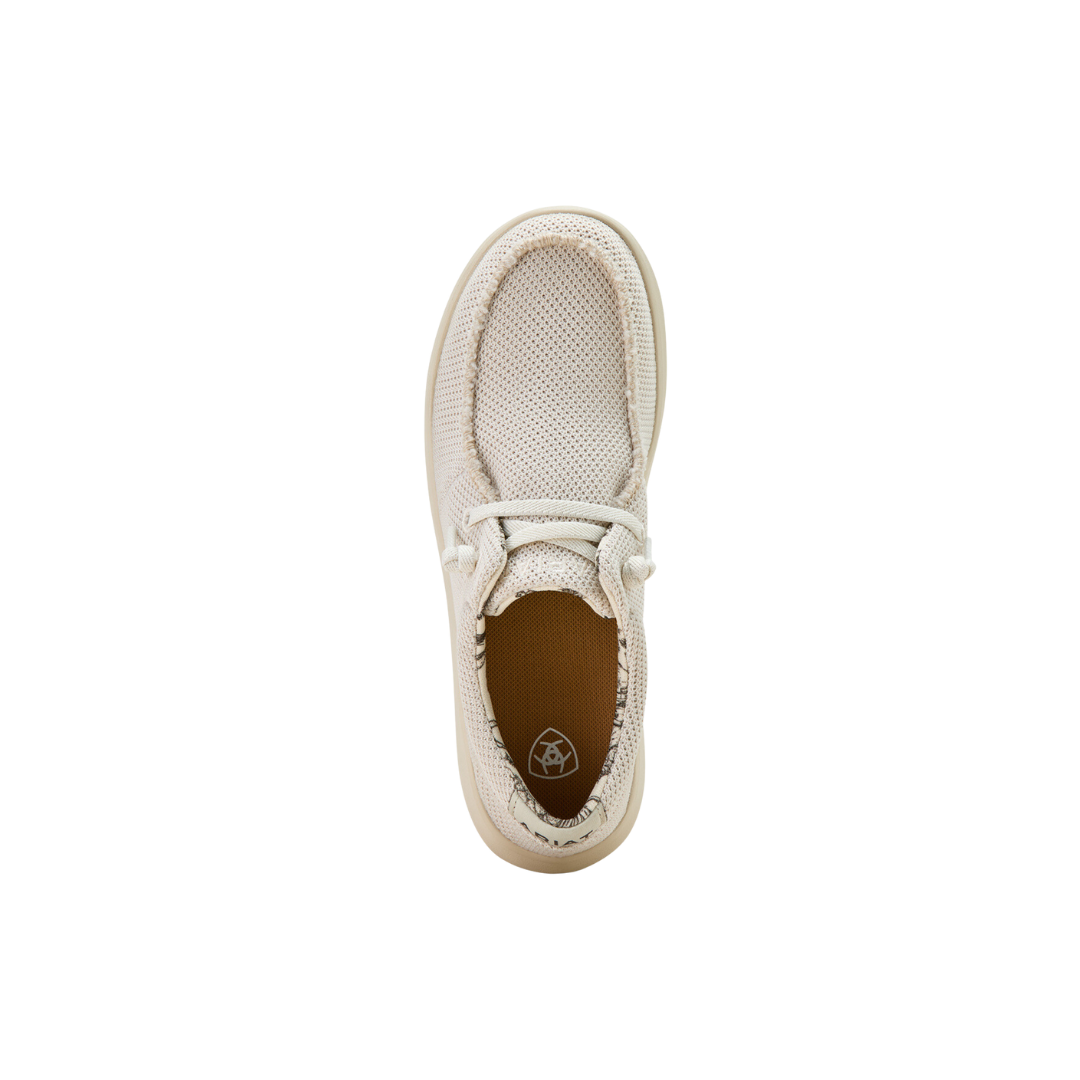 Ariat Women's Hilo Shoe Cream Mesh Casual Footwear