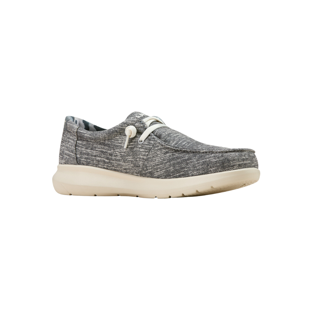 Ariat Men's Washed Denim Slip On Hilo Grey Shoes