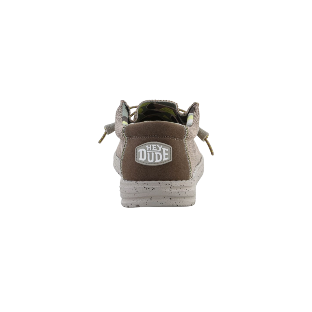 Hey Dude Men's Wally Sox Triple Needle Light Brown Shoes