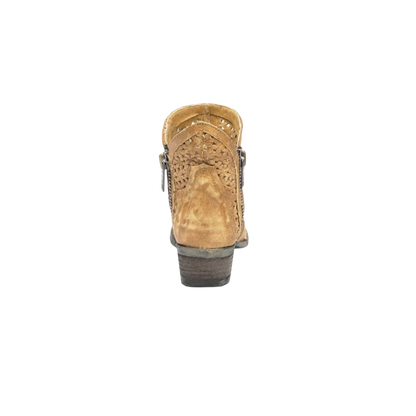 Corral Boots Women's Cutout Light Brown Bootie