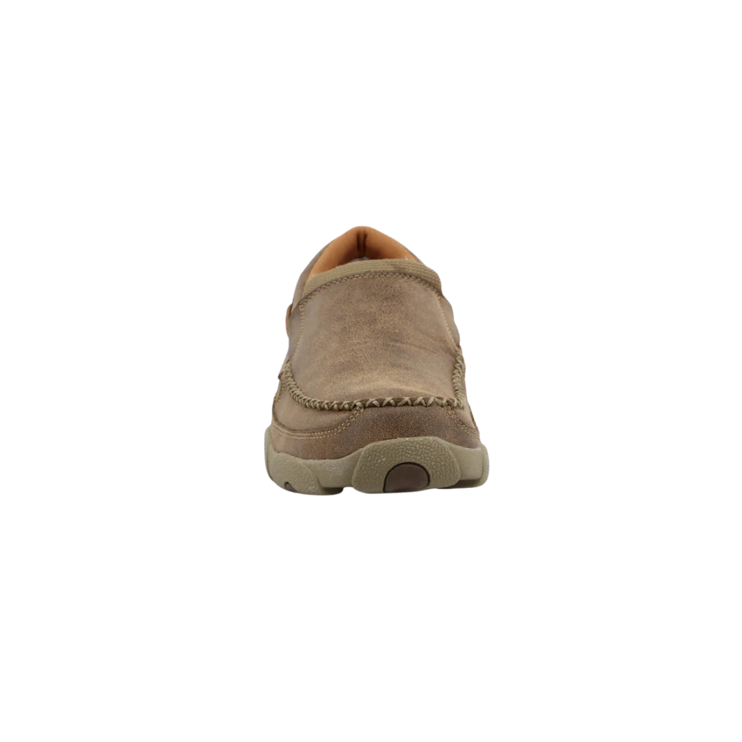 Twisted X Men's Slip On Driving Moc Brown Shoes