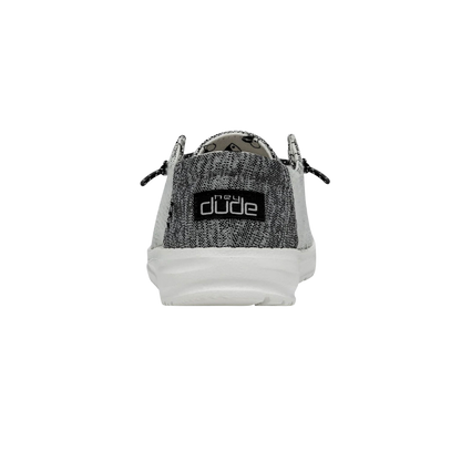 Hey Dude Youth Unisex Walley Stretch Yin Yang Grey Shoes