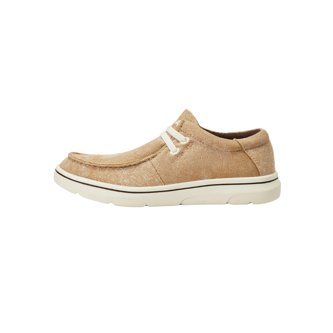 Ariat Youth Girl's Hilo Stretch Laces Tan Distressed Brown Shoes