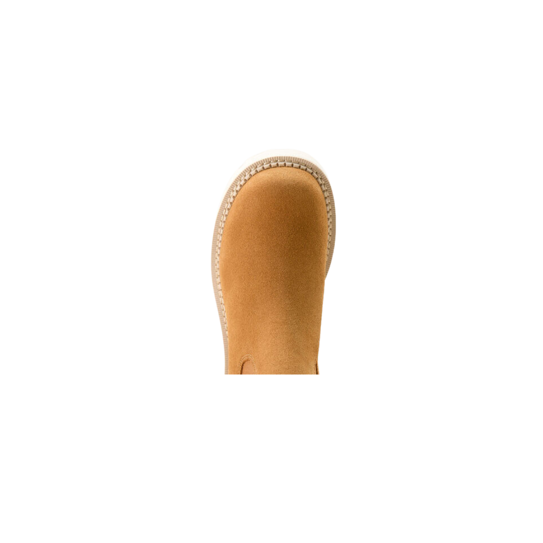 Ariat Women's Fatbaby Chelsea Western Wheat Suede Boot