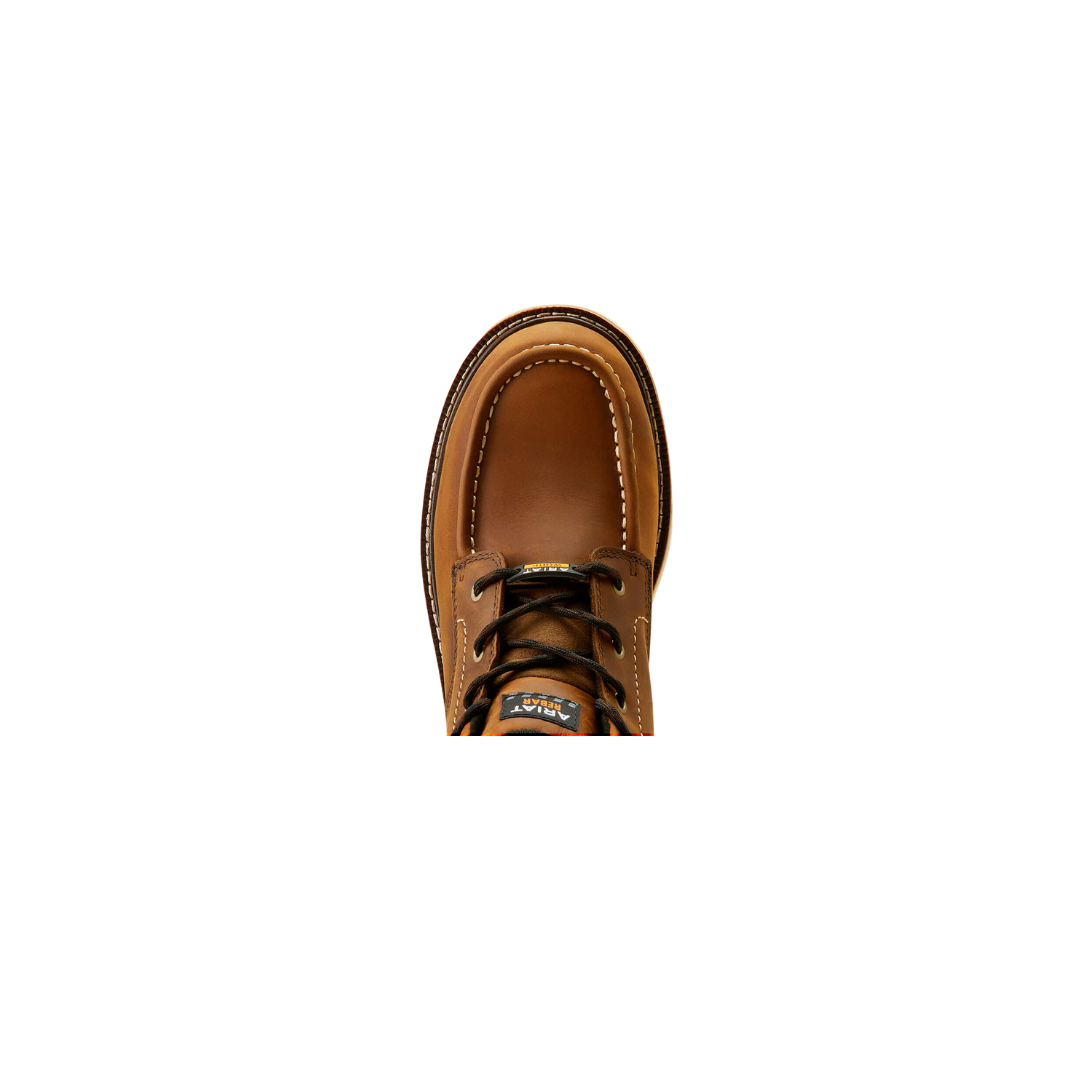 Ariat Men's Rebar Lift Chukka Waterproof Work Brown Boot