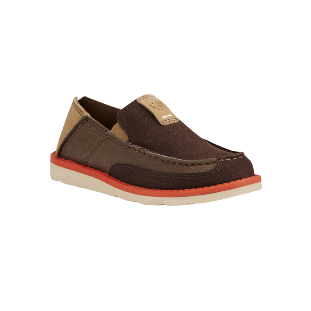 Ariat Youth Boy's Cruiser Leather Chocolate Grey Shoes