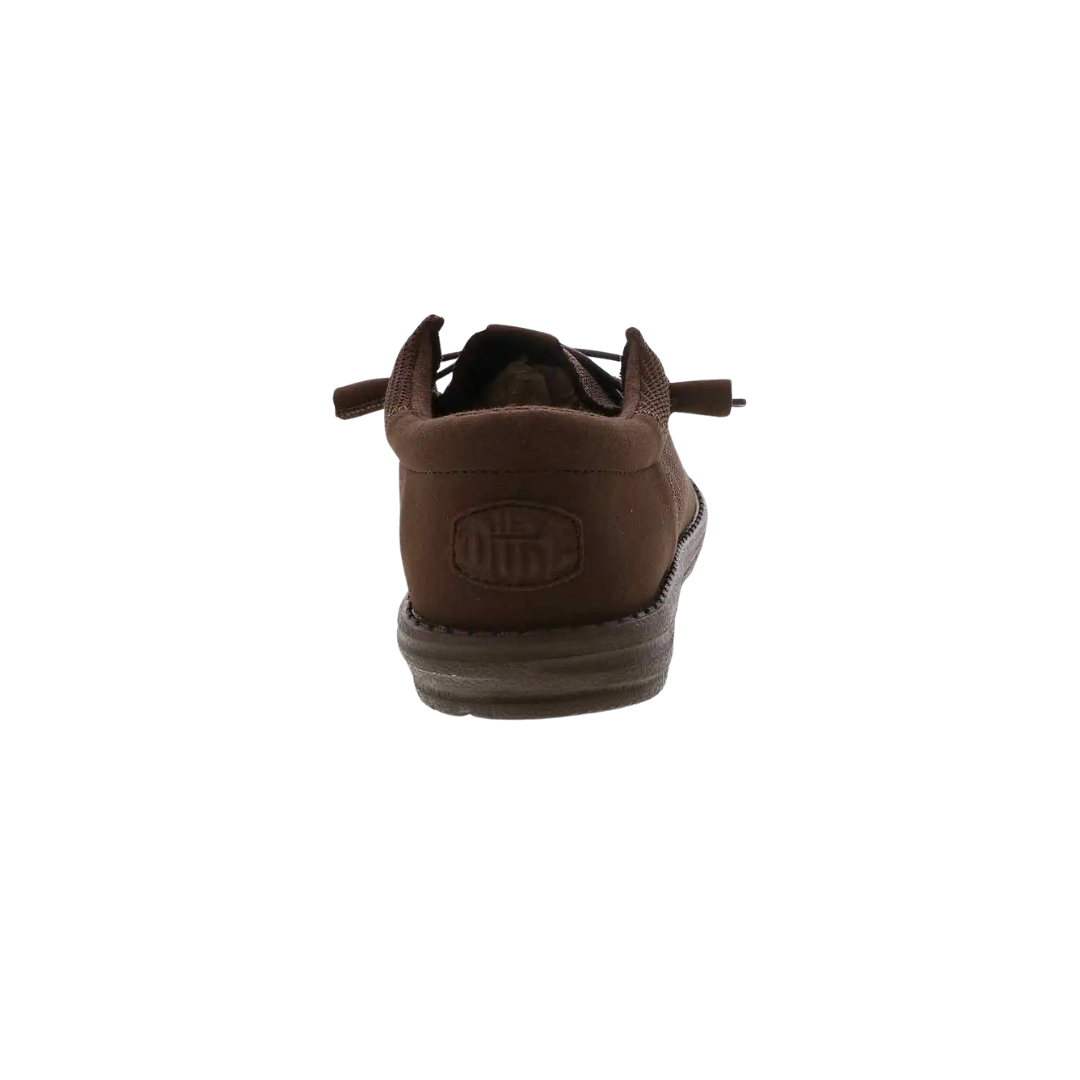 Hey Dude Men's Wally Funk Mono Chocolate Shoes