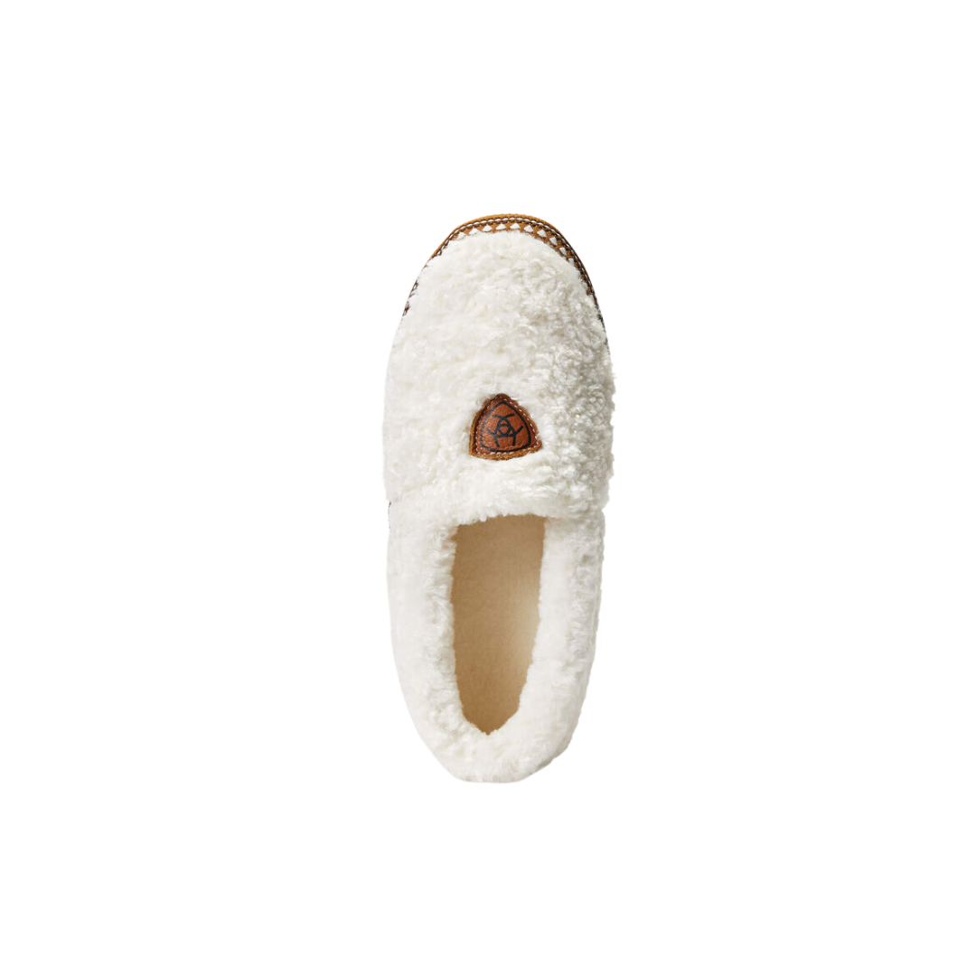 Ariat Women's Snuggle White Slipper