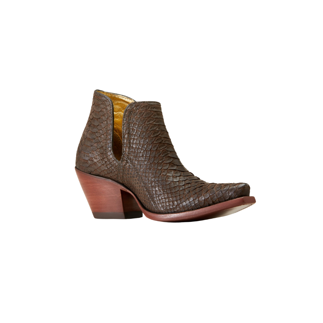 Ariat Women's Dixon Western Chocolate Exotic Boots
