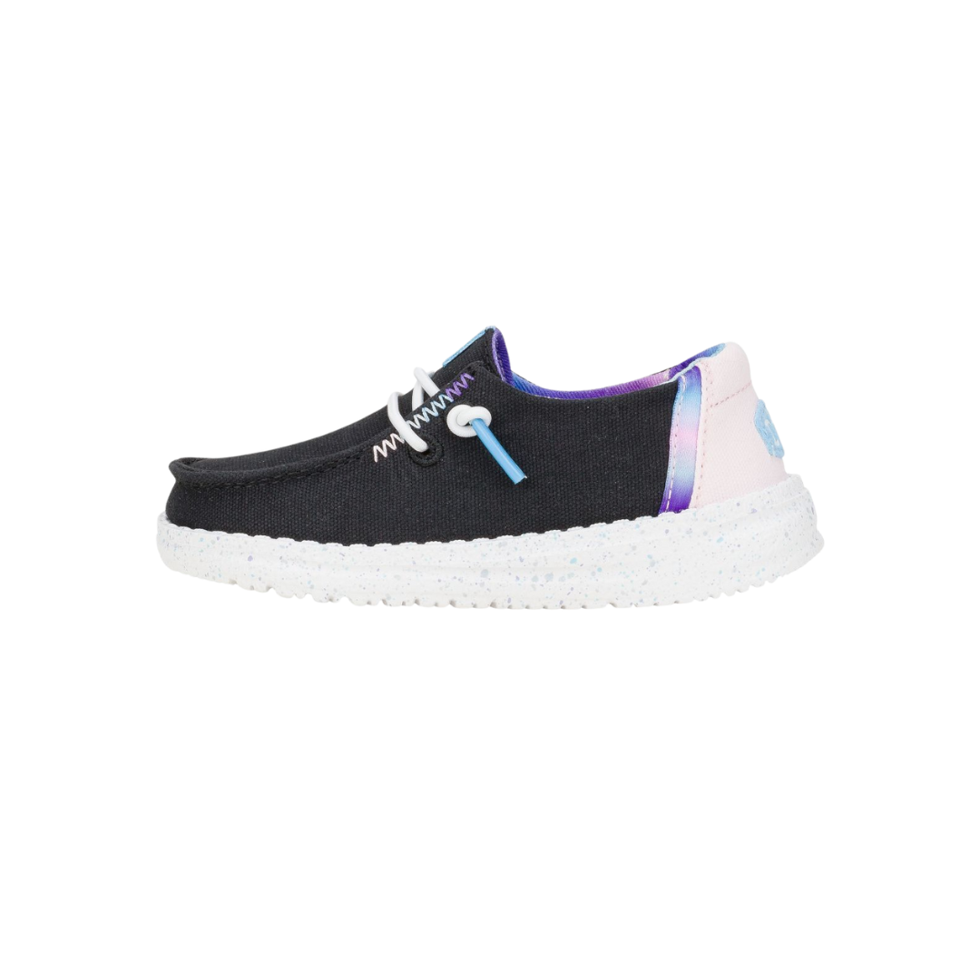 Hey Dude Youth Girl's Wendy Fun Black Shoes