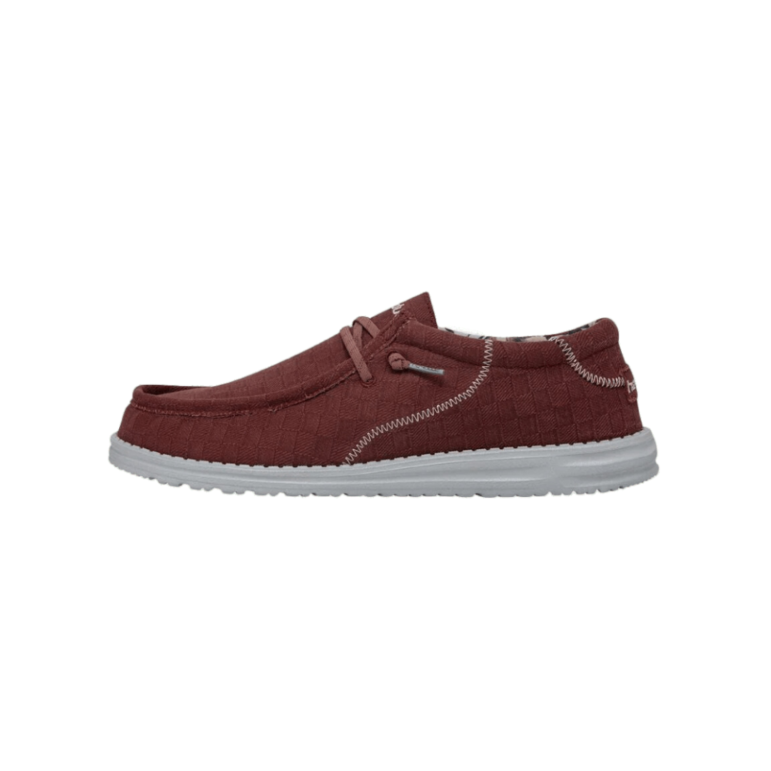 Hey Dude Men's Wally Sox Red Slip On Red Shoes