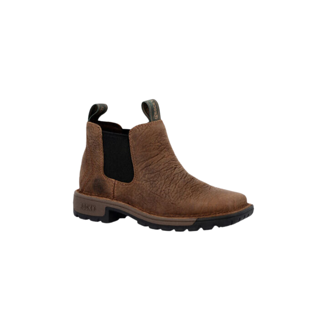 Rocky Youth Boy's Legacy 32 Western Brown Boots
