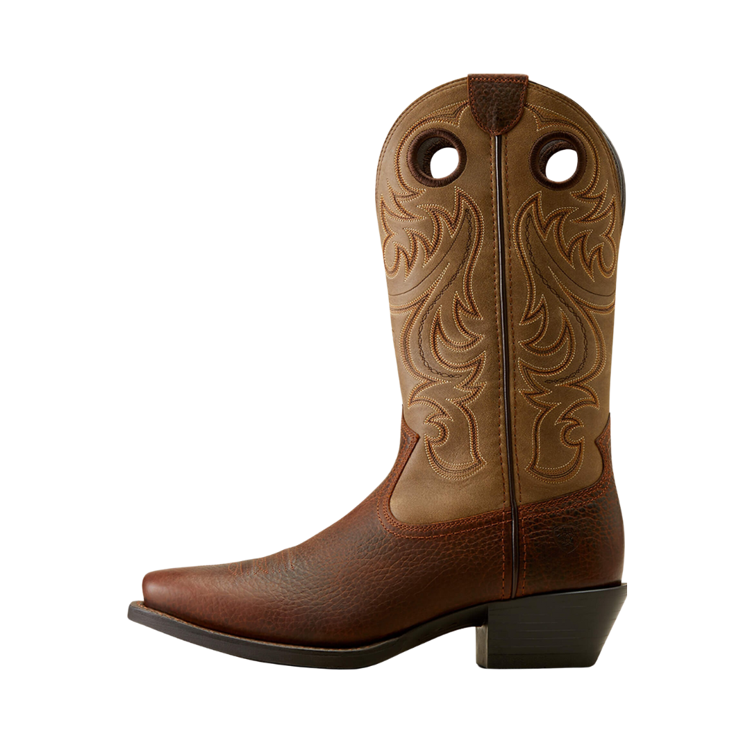 Ariat Men's Sport Bomber Punchy Brown Oiled Boots