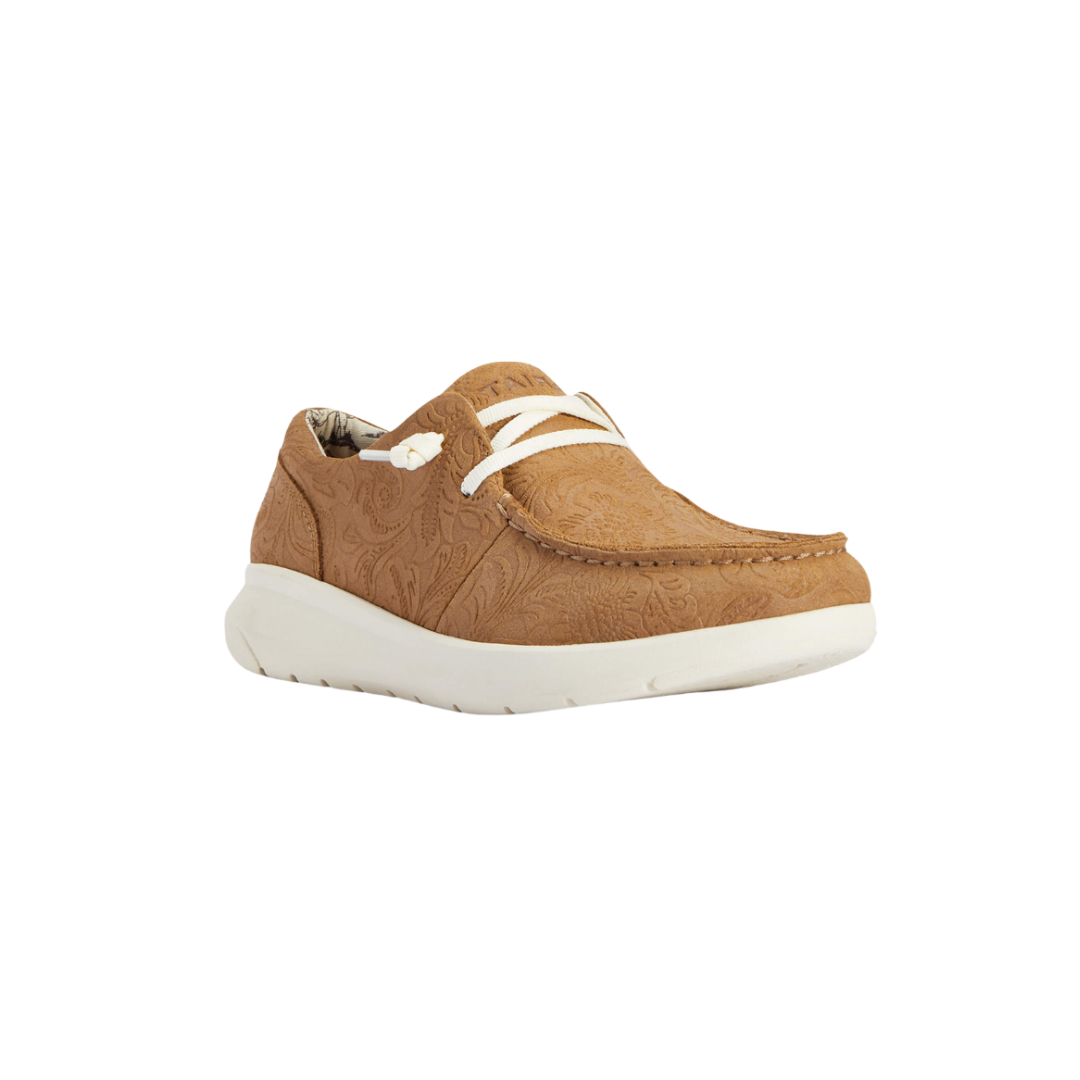 Ariat Women's Hilo Emboss Tan Floral Shoes
