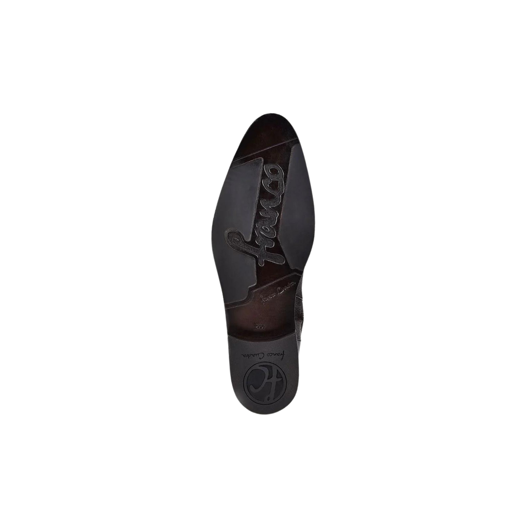 Cuadra Men's Brown Deer Zipper Round Toe Boot