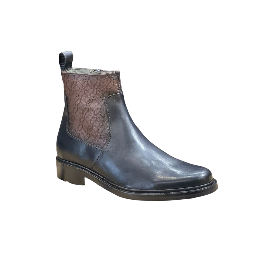 Cuadra Men's Franco Brown Zipper Round Toe Boot
