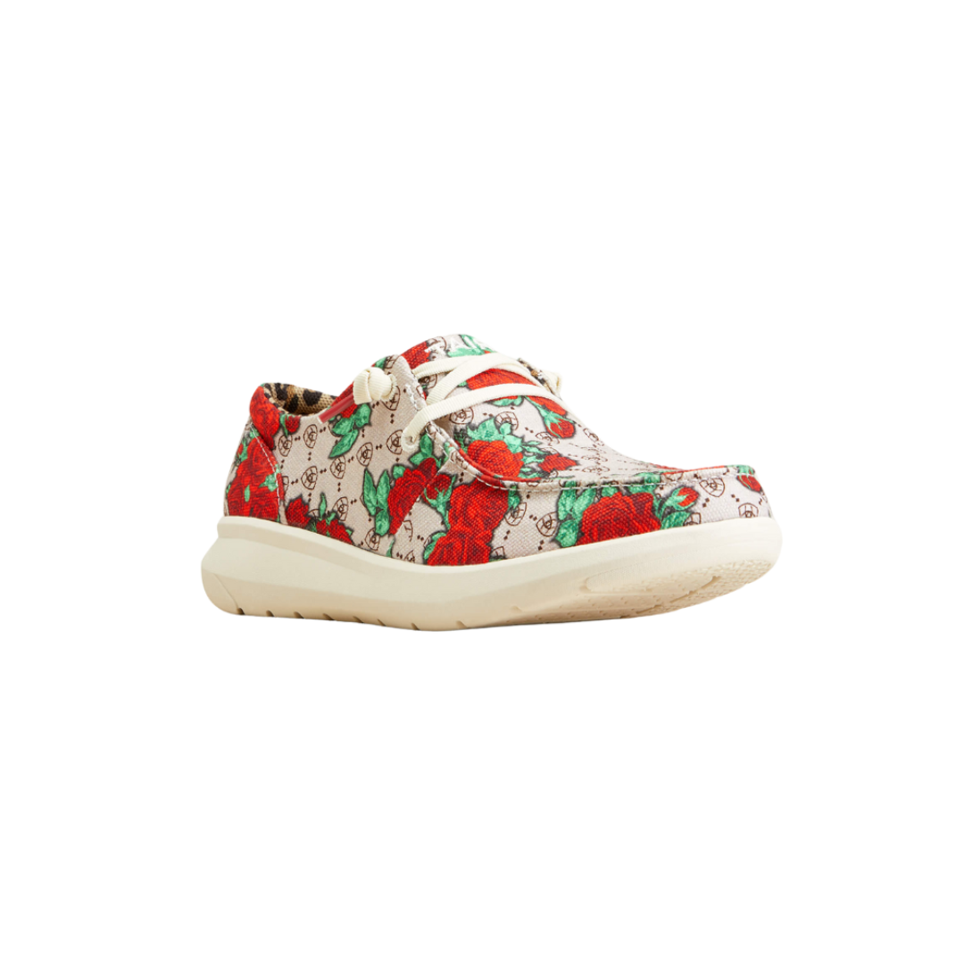 Ariat Women's Hilo Rose Logo Multicolor Shoe