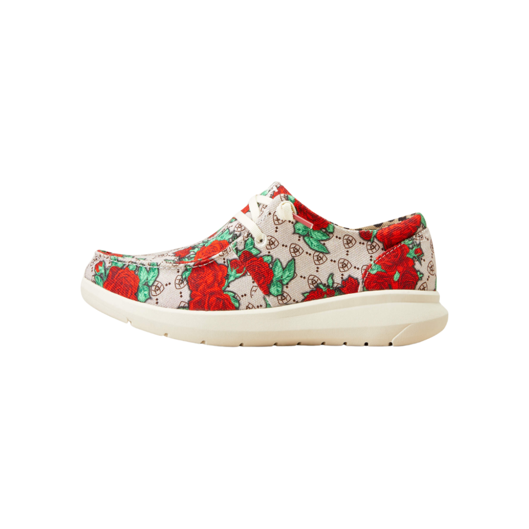 Ariat Women's Hilo Rose Logo Multicolor Shoe
