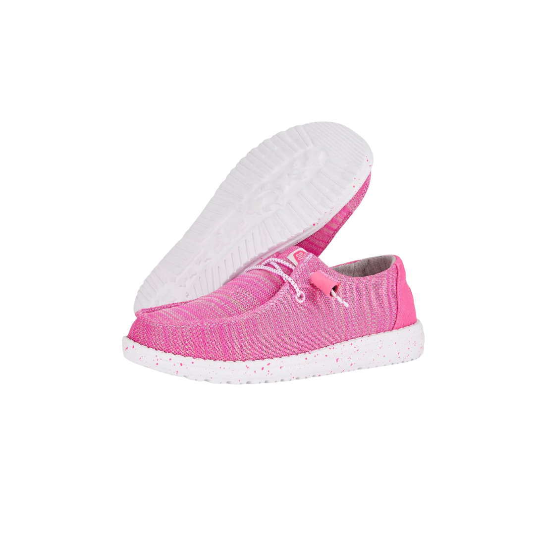 Hey Dude Toddler Girl's Wendy Sport Mesh Pink Shoes