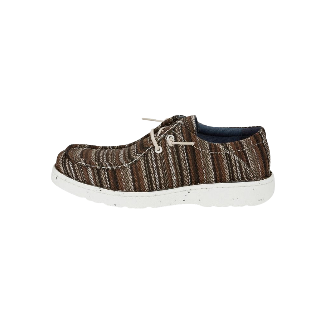 Justin Men's Hazer Striped Brown Shoes