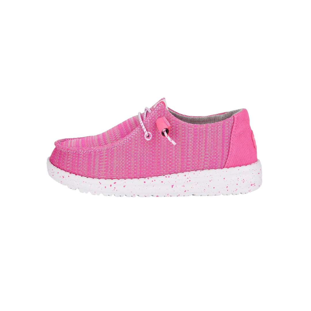 Hey Dude Toddler Girl's Wendy Sport Mesh Pink Shoes