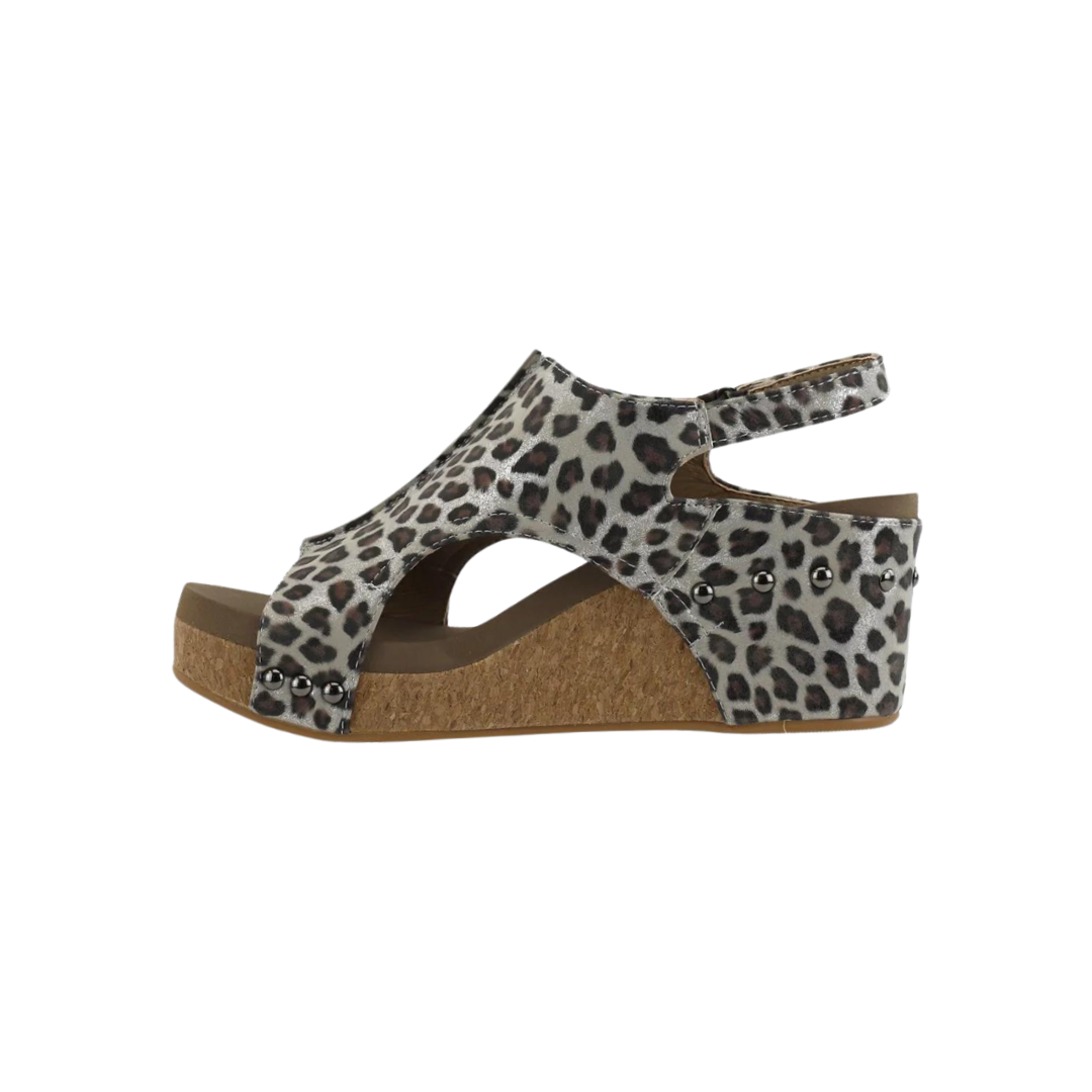 Corky's Women's Carley Metallic Leopard Multicolor Sandals