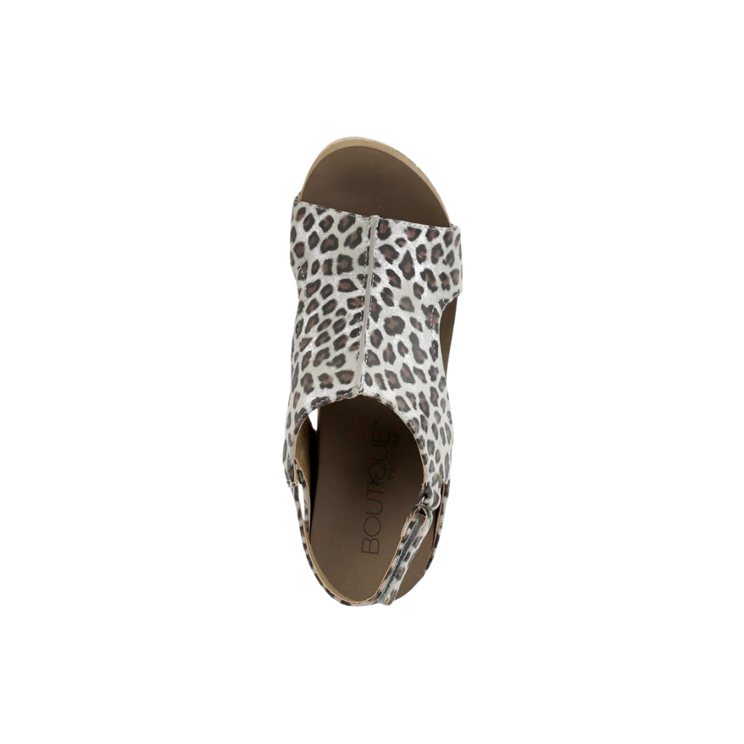 Corky's Women's Carley Metallic Leopard Multicolor Sandals