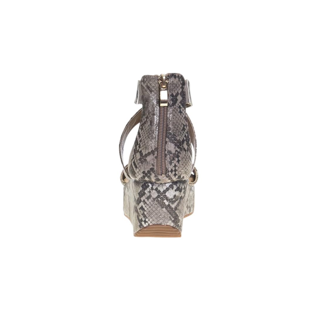 Corkys Women's Footwear Fay Taupe Snake Grey Sandals
