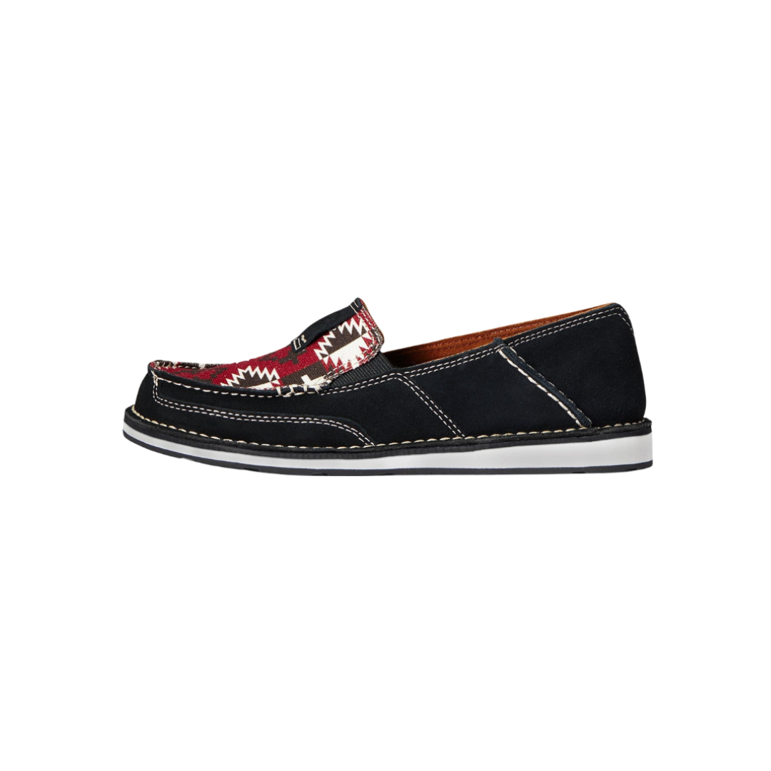 Ariat Women's Cruisers Suede Aztec Black Shoes