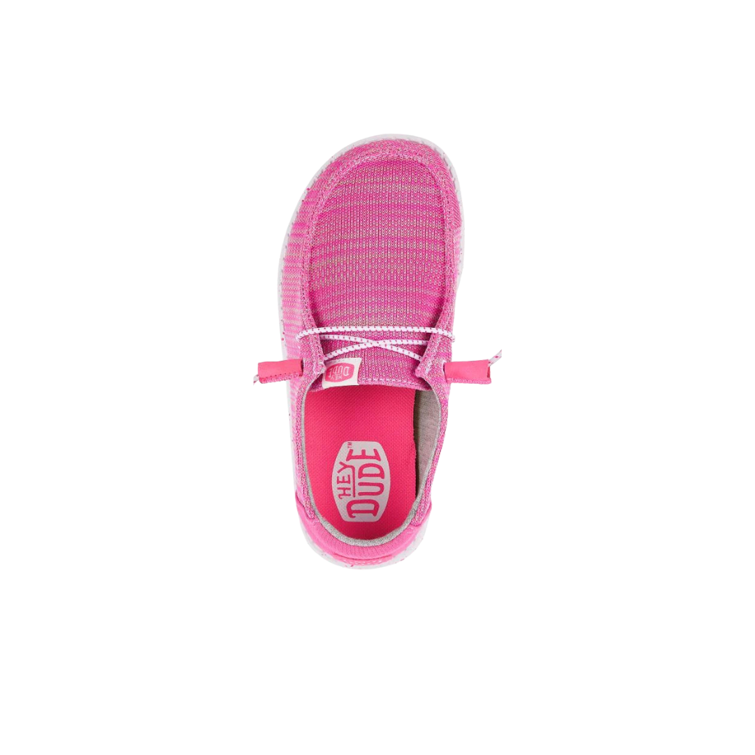 Hey Dude Toddler Girl's Wendy Sport Mesh Pink Shoes