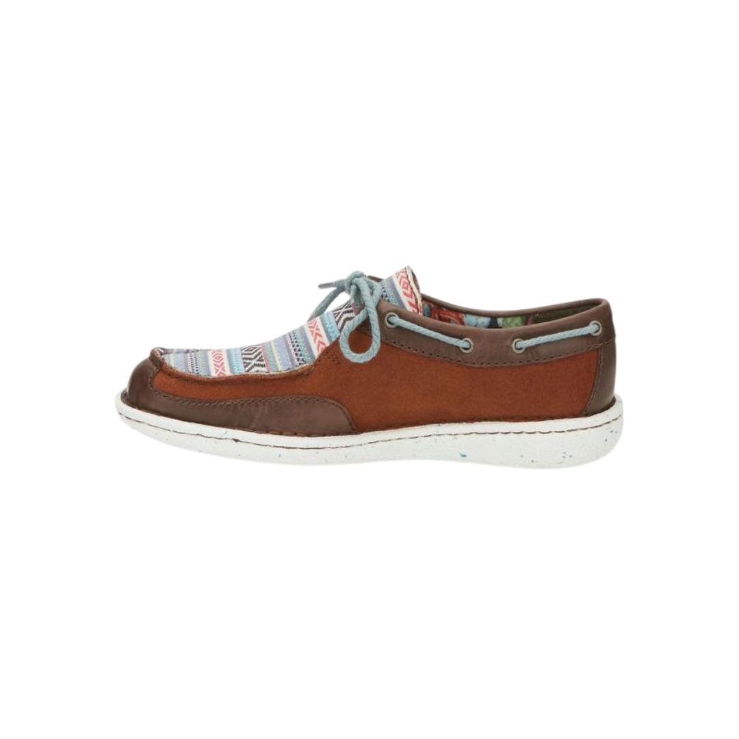 Justin Women's Boatie Chocolate Shoes