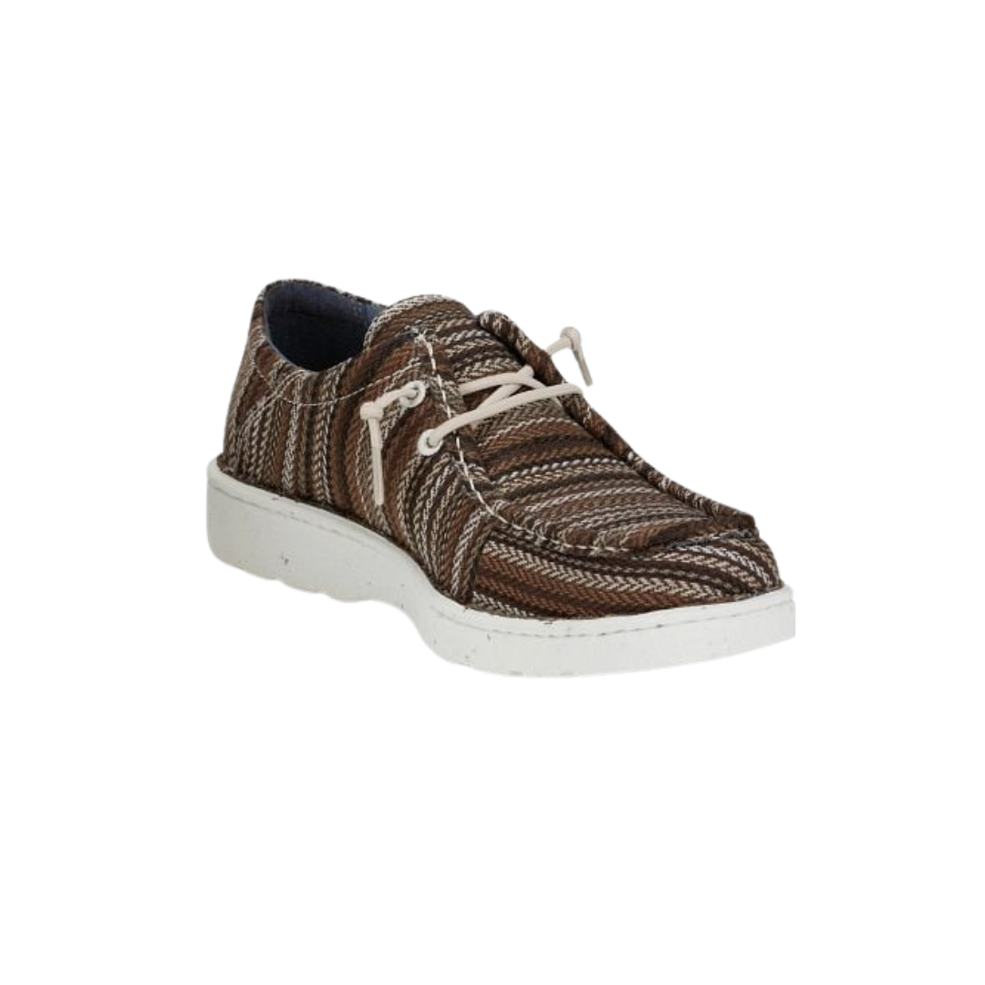 Justin Men's Hazer Striped Brown Shoes