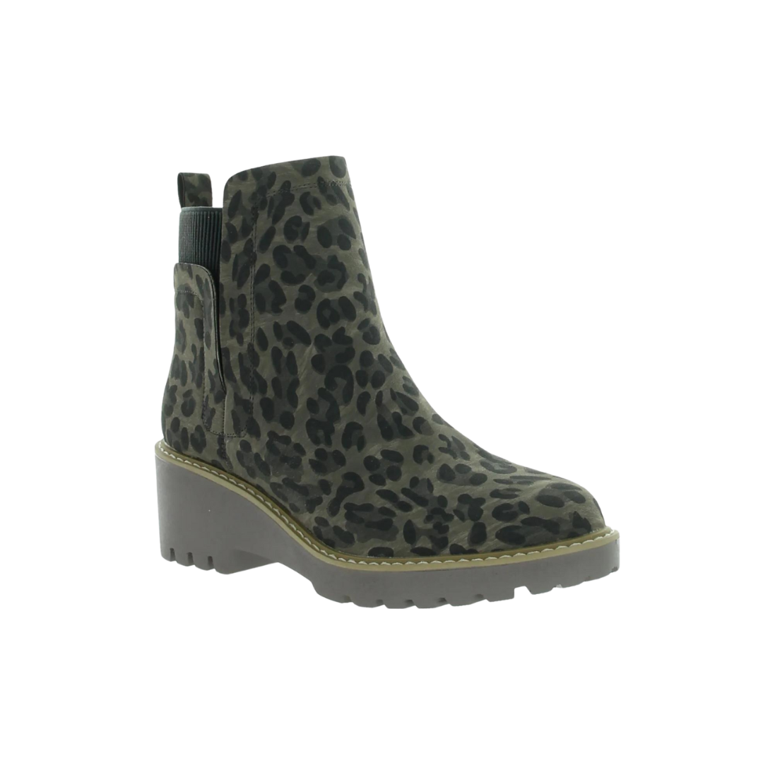 Corkys Women's Basic Leopard Grey Bootie