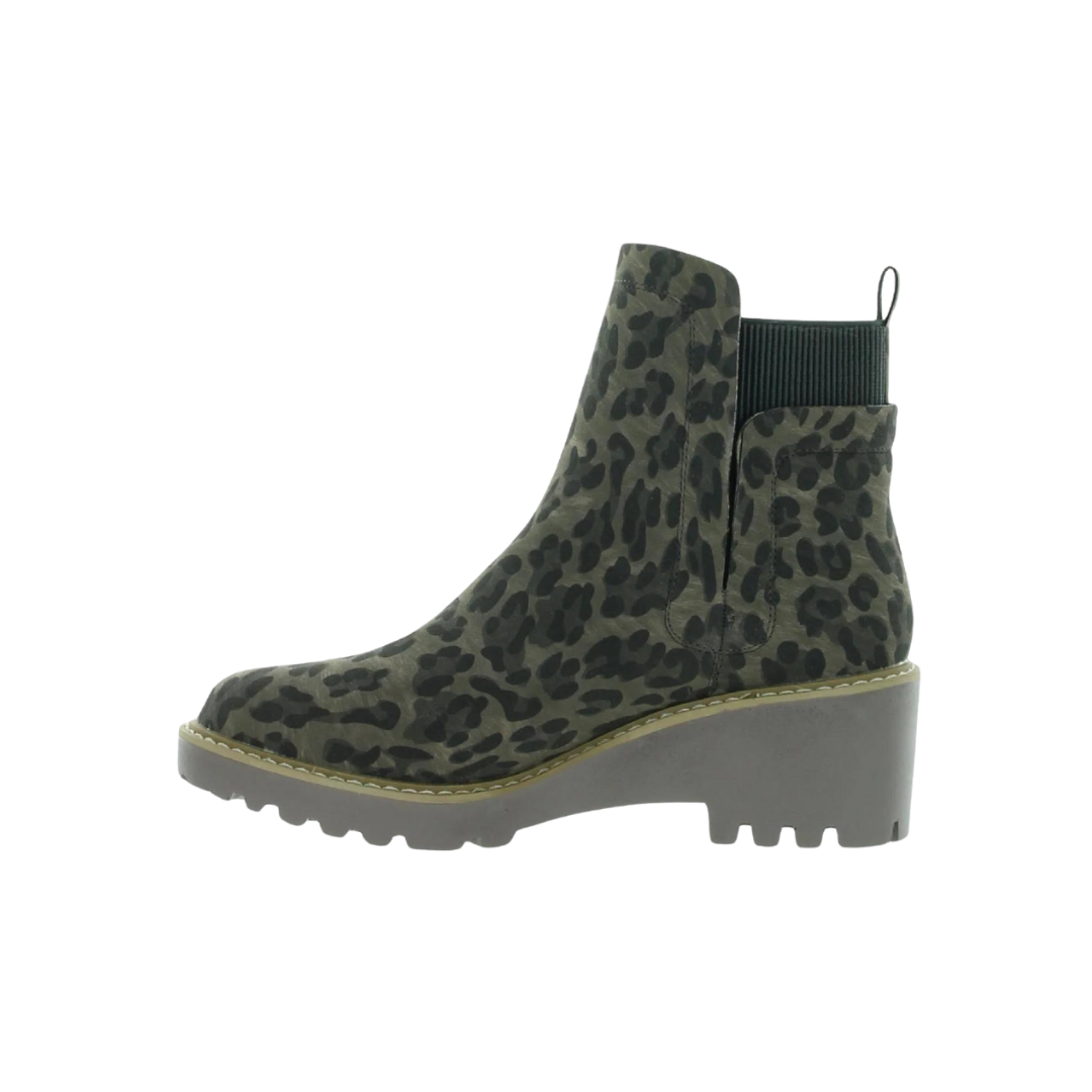 Corkys Women's Basic Leopard Grey Bootie