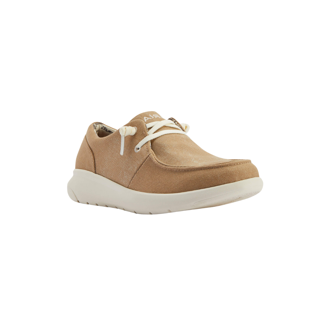 Ariat Women's Hilo Washed Tan Canvas Shoes