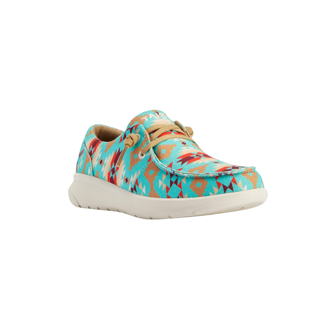 Ariat Women's Hilo Saddle Blanket Turquoise Shoe