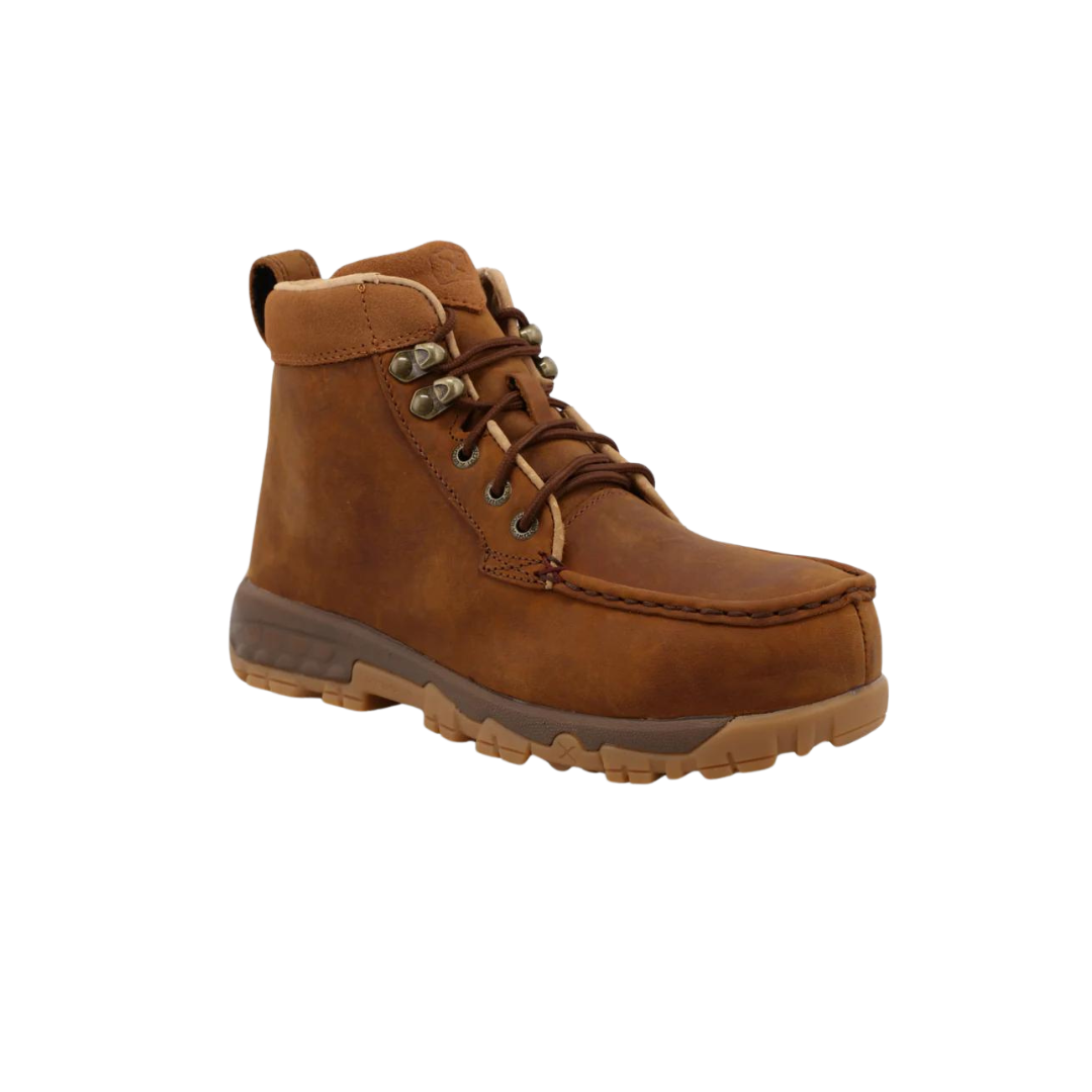 Twisted X Women's Work Safety Brown Boot