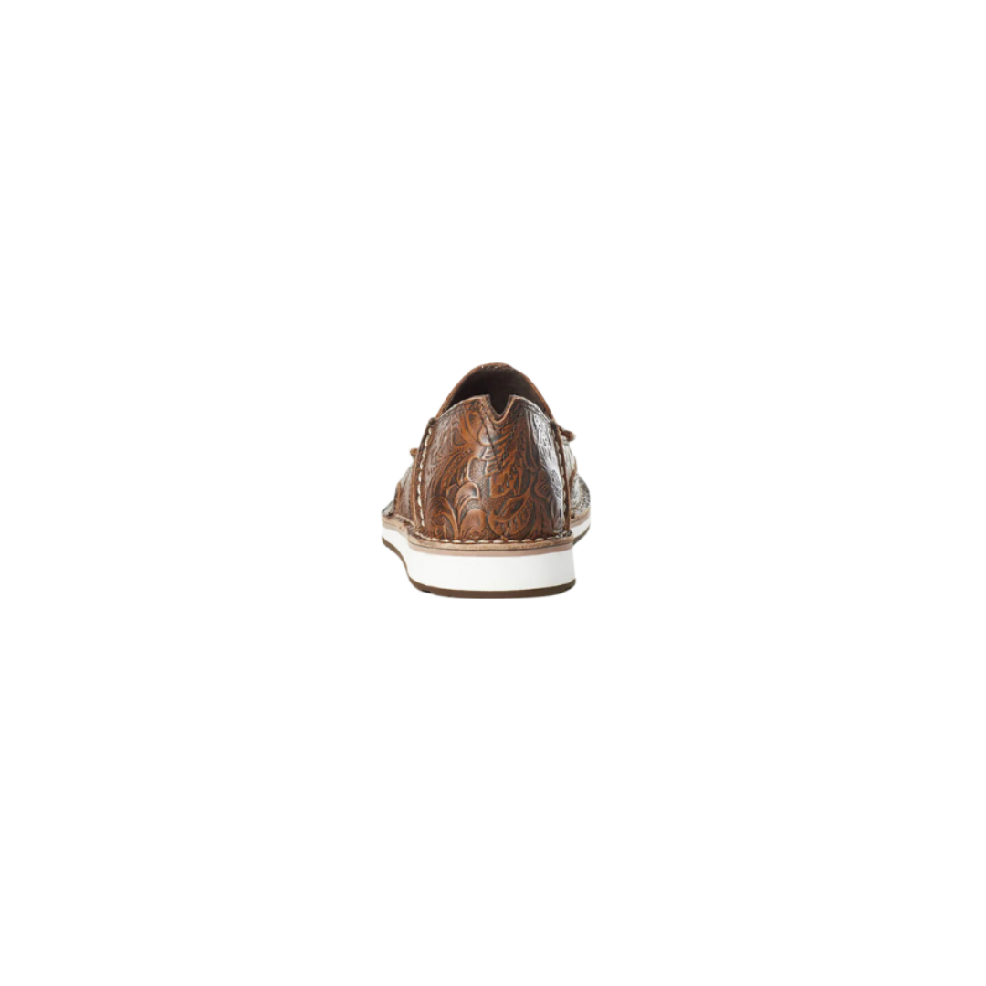 Ariat Women's Floral Embossed Cruiser Brown Shoes